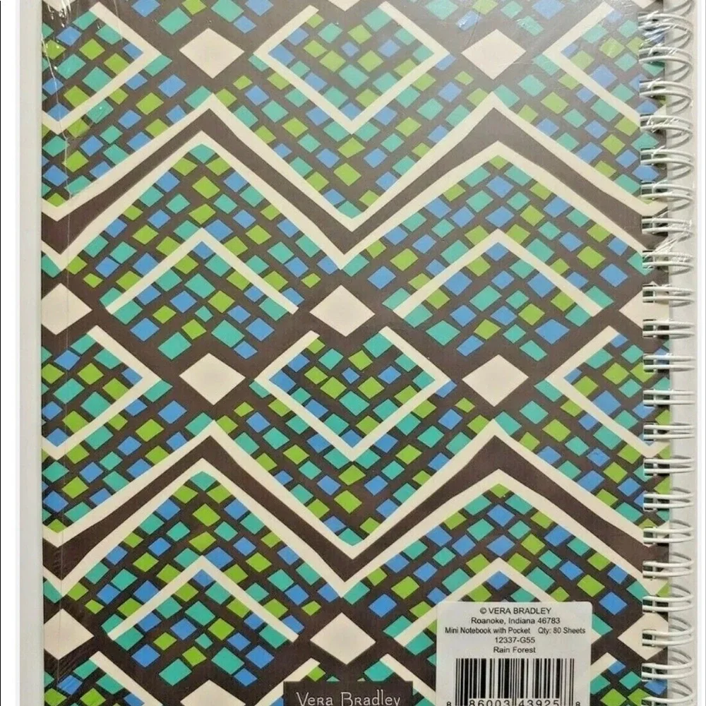 Vera Bradley Small Notebook in Rainforest
